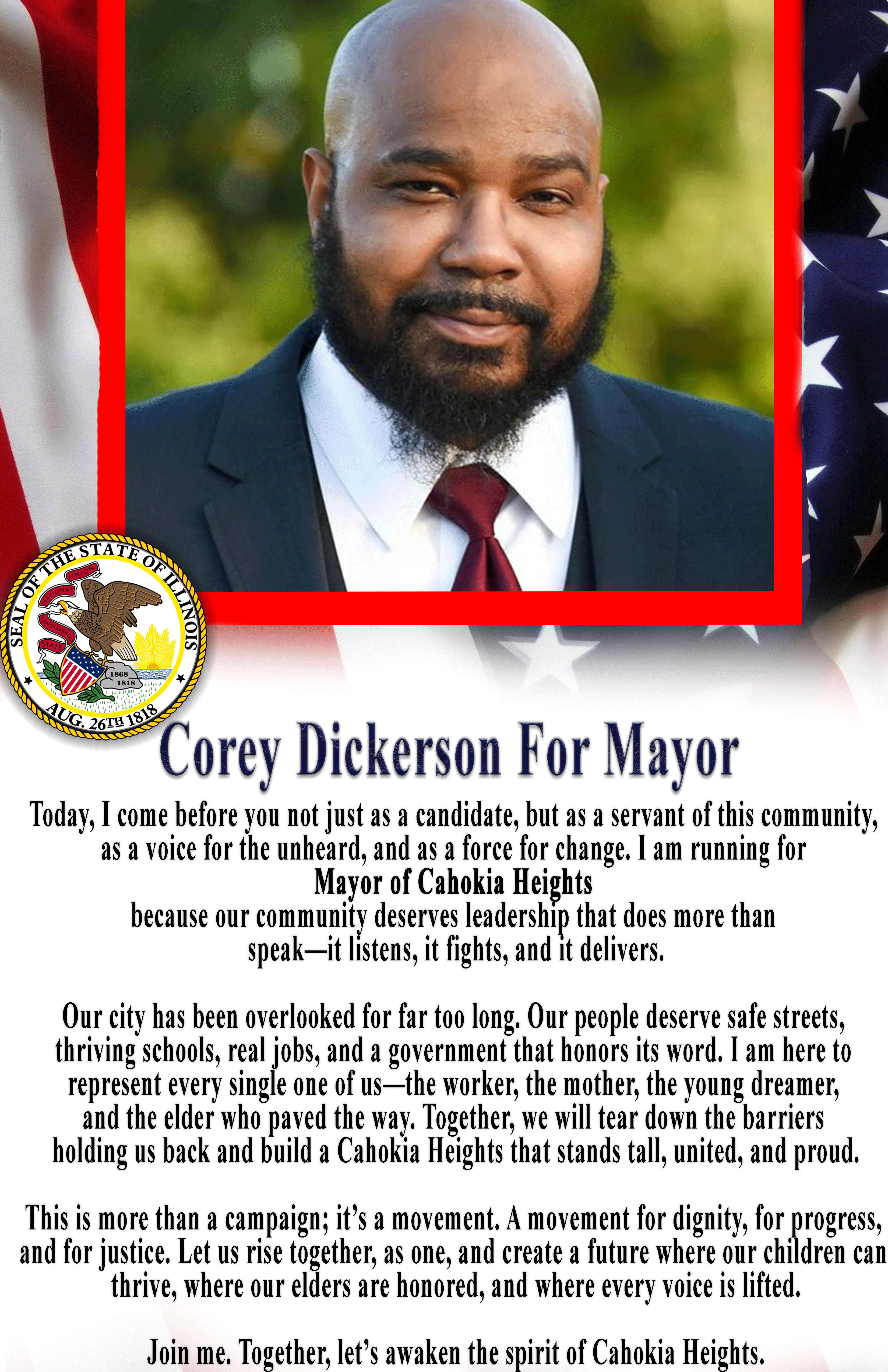 Corey Van Dickerson For Mayor – A New Era for Cahokia Heights.