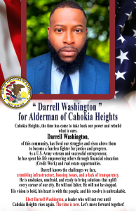 Darrell Washington for Alderman of Cahokia Heights, IL